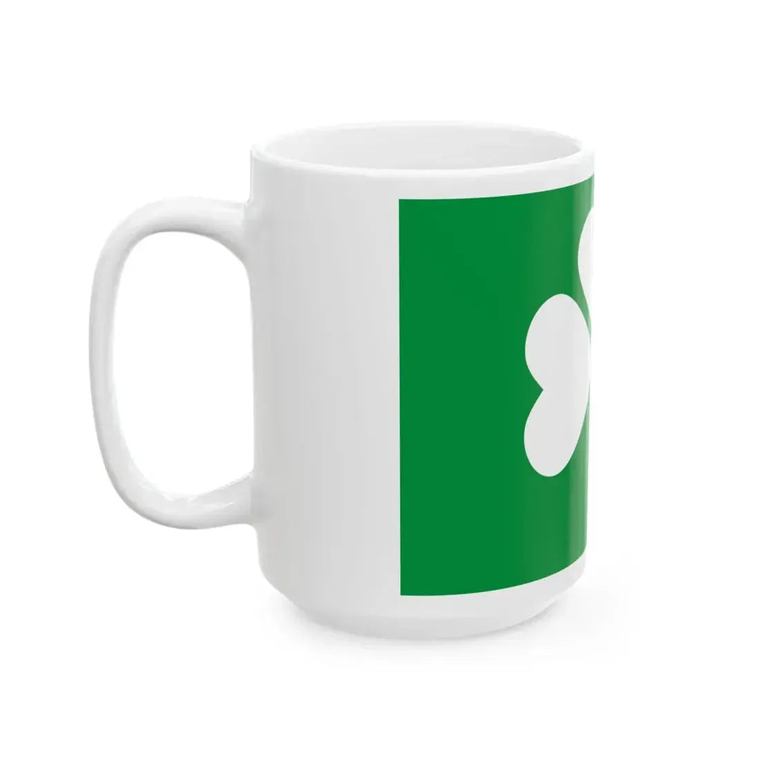 House flag of Irish Continental Line 1978-1988 (Ireland) White Coffee Mug - Go Mug Yourself
