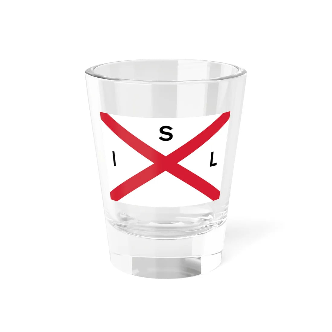 House flag of Irish Shipping Limited 1941-1947 (Ireland) Shot Glass 1.5oz 1.5oz - Go Mug Yourself