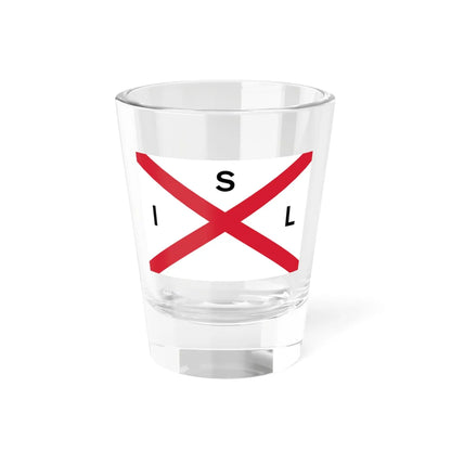 House flag of Irish Shipping Limited 1941-1947 (Ireland) Shot Glass 1.5oz 1.5oz - Go Mug Yourself