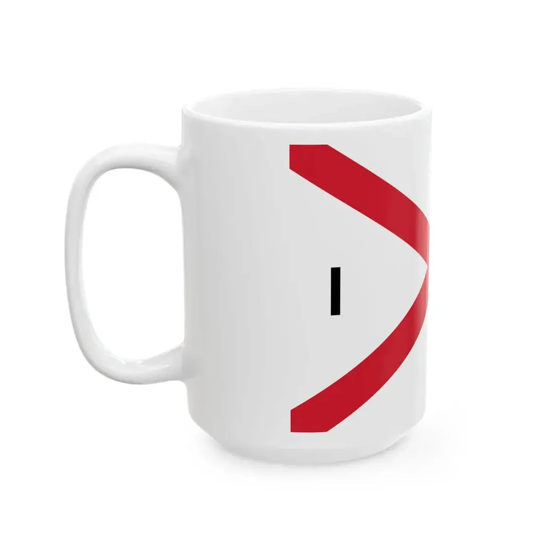 House flag of Irish Shipping Limited 1941-1947 (Ireland) White Coffee Mug - Go Mug Yourself