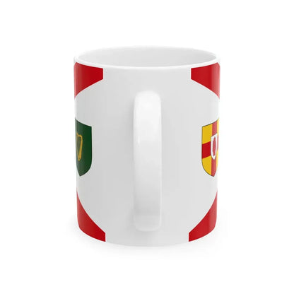 House flag of Irish Shipping Limited 1947-1984 (Ireland) White Coffee Mug - Go Mug Yourself