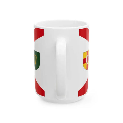 House flag of Irish Shipping Limited 1947-1984 (Ireland) White Coffee Mug - Go Mug Yourself
