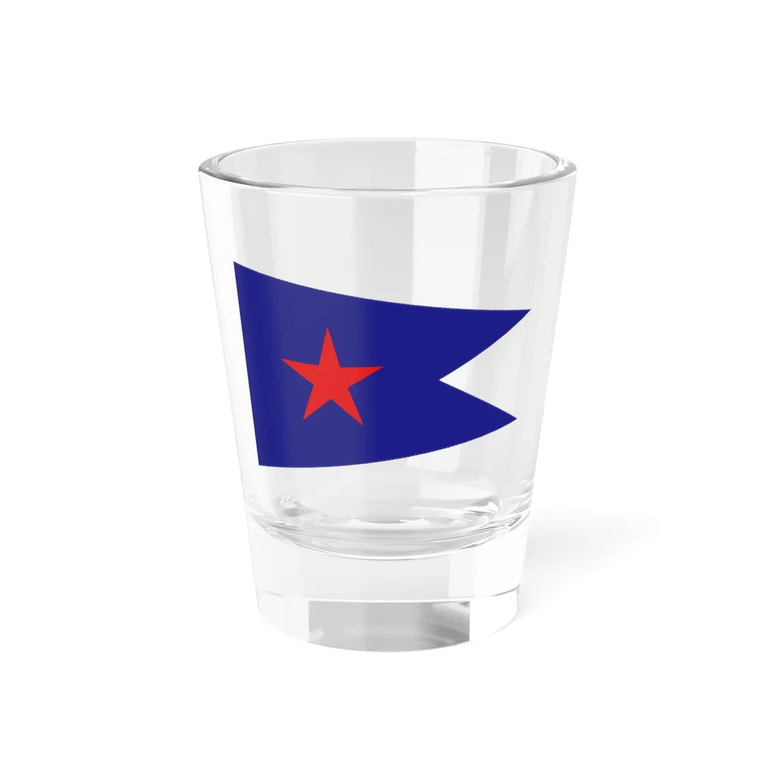 House flag of Kermit Line 1835-1867 (United States) Shot Glass 1.5oz 1.5oz - Go Mug Yourself