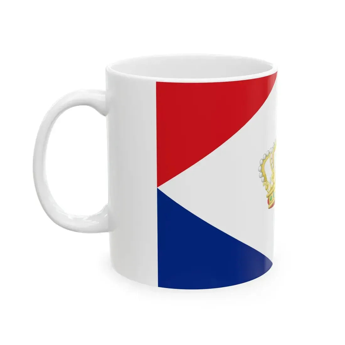 House Flag of the Batavian Oil Company (Indonesia) White Coffee Mug - Go Mug Yourself