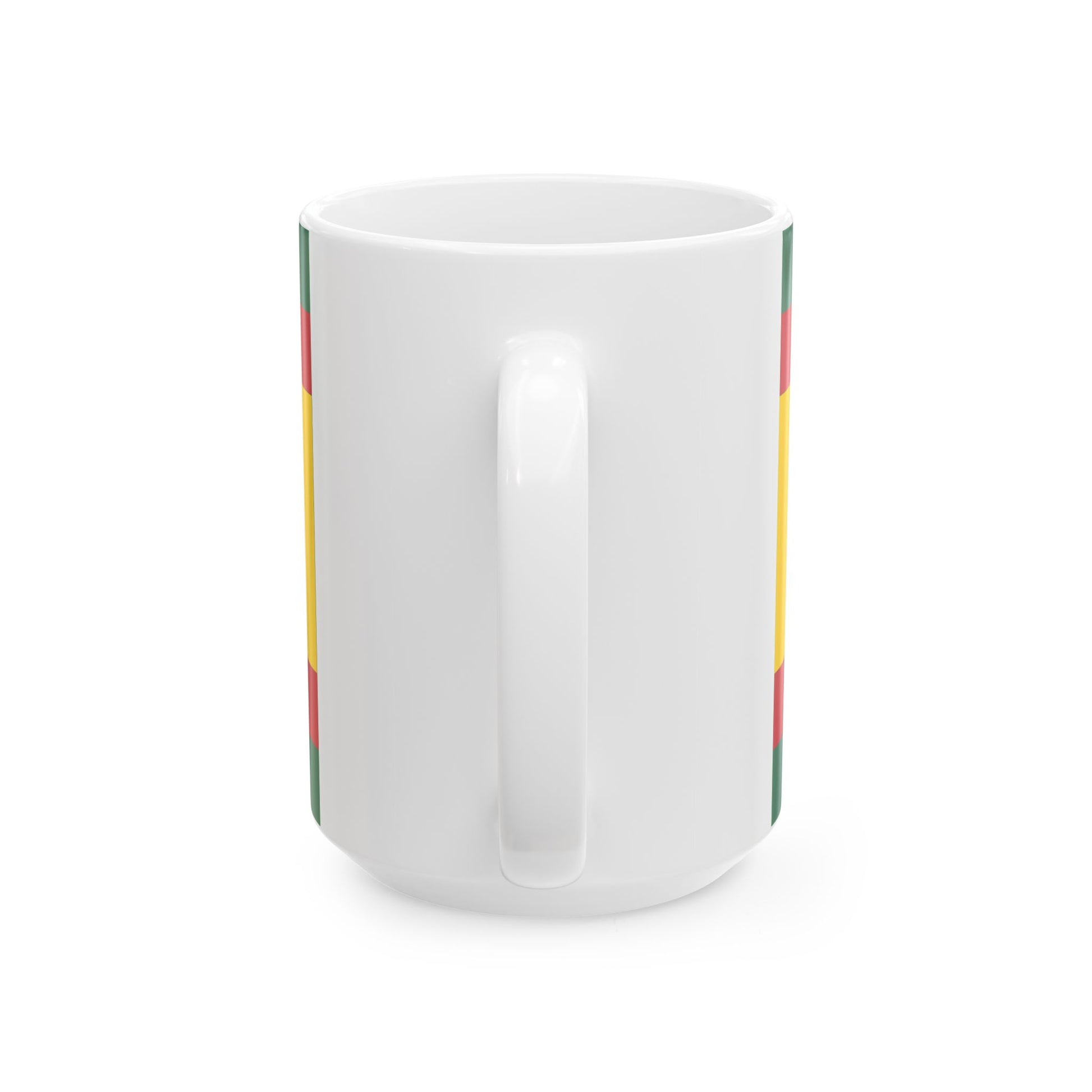 House Flag of the Black Star Line Ghana (Ghana) White Coffee Mug-Go Mug Yourself