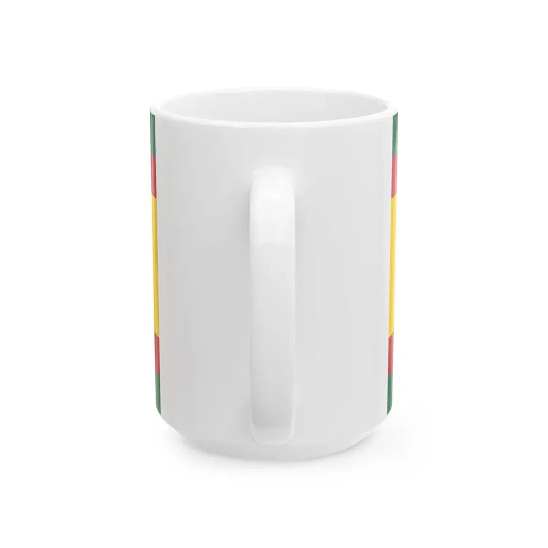 House Flag of the Black Star Line Ghana (Ghana) White Coffee Mug - Go Mug Yourself