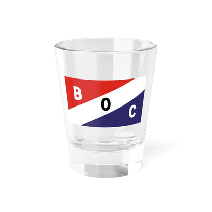 House flag of the Burmah Oil Company (United Kingdom) Shot Glass 1.5oz 1.5oz - Go Mug Yourself