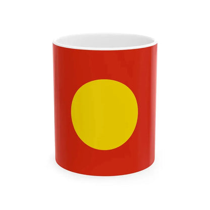 House Flag of the China Merchants Group 1873 - 1942 (China) White Coffee Mug 11oz - Go Mug Yourself