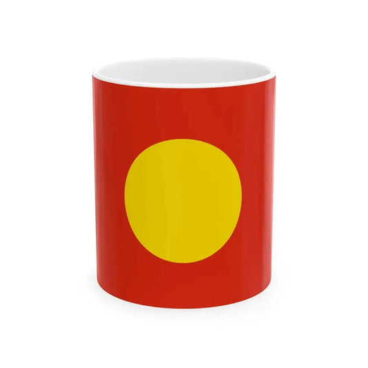 House Flag of the China Merchants Group 1873 - 1942 (China) White Coffee Mug 11oz - Go Mug Yourself