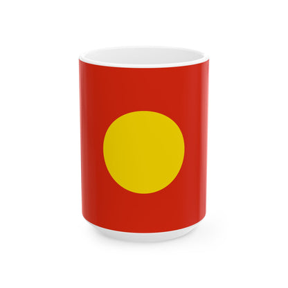 House Flag of the China Merchants Group 1873 - 1942 (China) White Coffee Mug-15oz-Go Mug Yourself