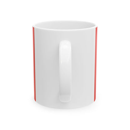 House Flag of the China Merchants Group 1873 - 1942 (China) White Coffee Mug-Go Mug Yourself
