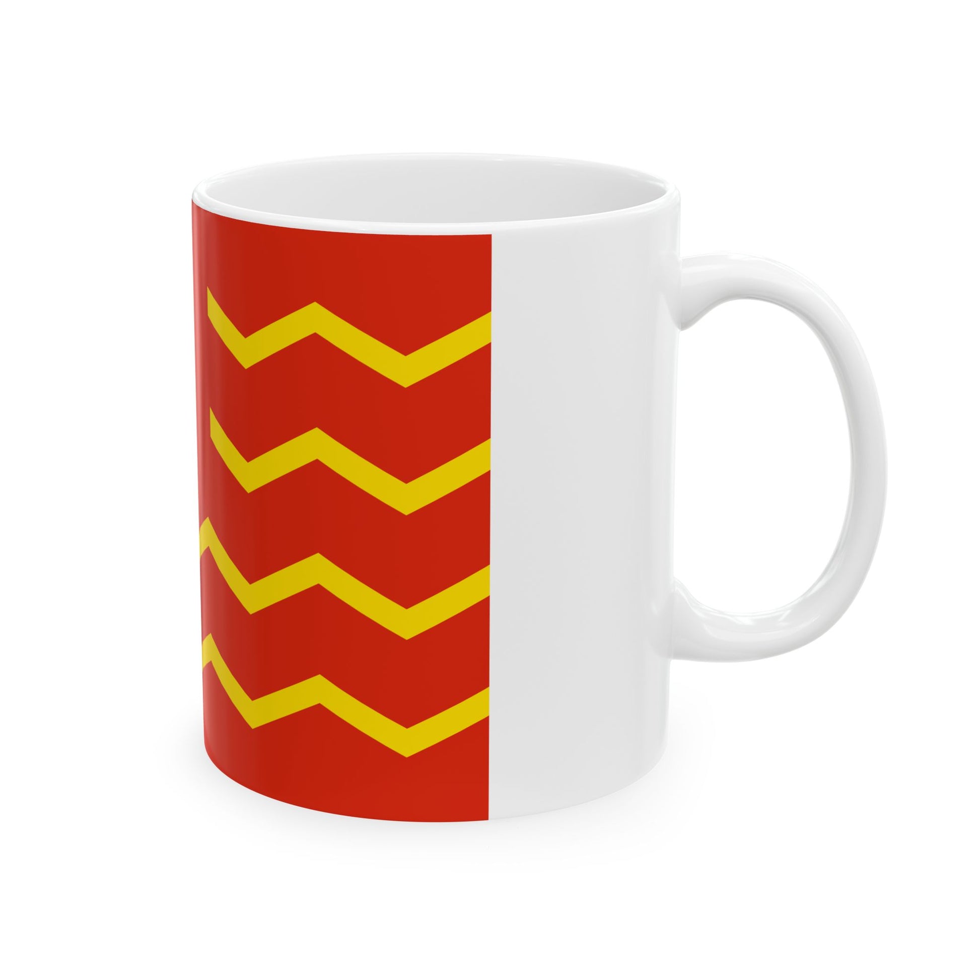 House Flag of the China Merchants Group 1942 - 1951 (China) White Coffee Mug-Go Mug Yourself