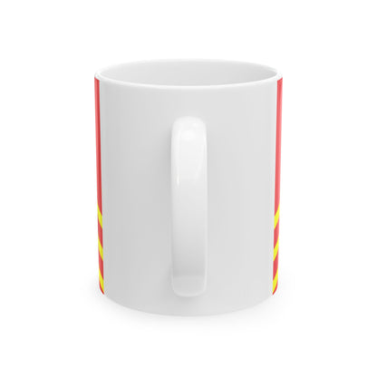House Flag of the China Merchants Group 1951 (China) White Coffee Mug-Go Mug Yourself
