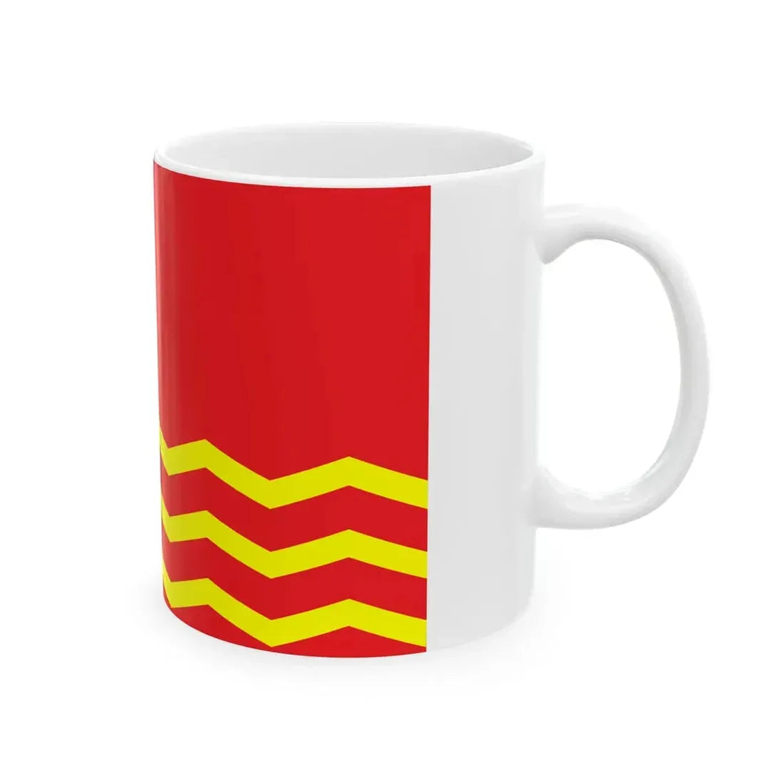 House Flag of the China Merchants Group 1951 (China) White Coffee Mug - Go Mug Yourself