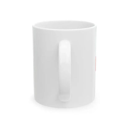 House flag of the Cork Steamship Company (Ireland) White Coffee Mug - Go Mug Yourself