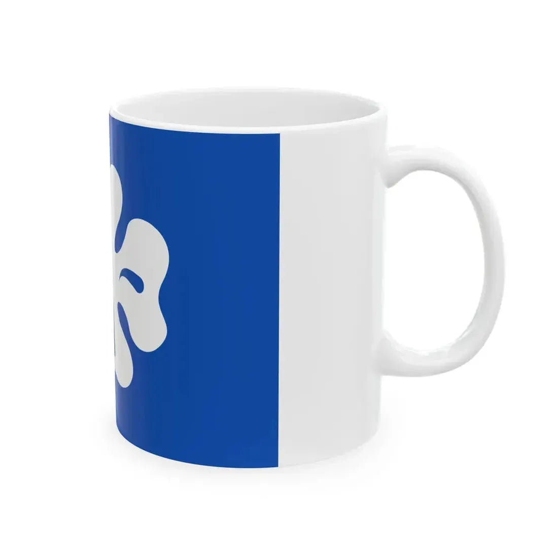 House flag of the Lord Line Irish Shipowners Company (Ireland) White Coffee Mug - Go Mug Yourself