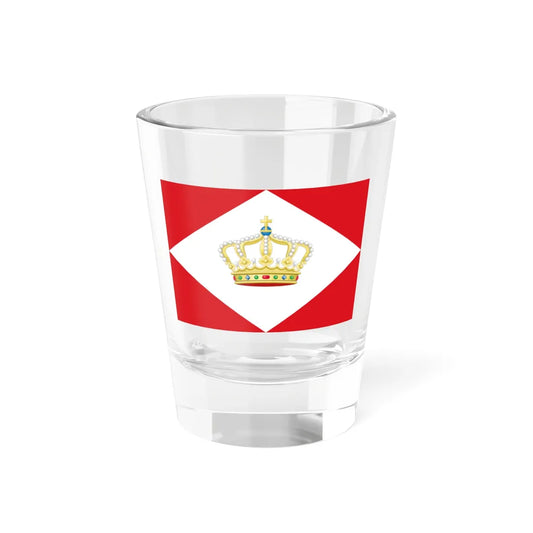 House Flag of the Royal Packet Navigation Company KPM (Indonesia) Shot Glass 1.5oz 1.5oz - Go Mug Yourself