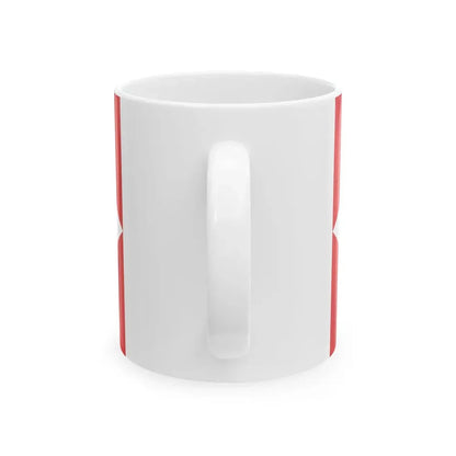 House Flag of the Royal Packet Navigation Company KPM (Indonesia) White Coffee Mug - Go Mug Yourself