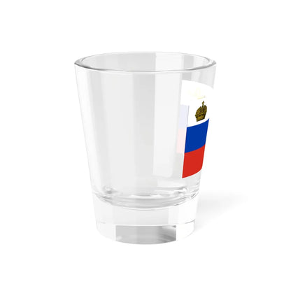 House Flag of the Russian Steam Navigation and Trading Company (Russia) Shot Glass 1.5oz - Go Mug Yourself
