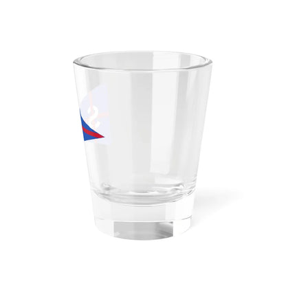 House flag of the Shamrock Shipping Company (United Kingdom) Shot Glass 1.5oz - Go Mug Yourself