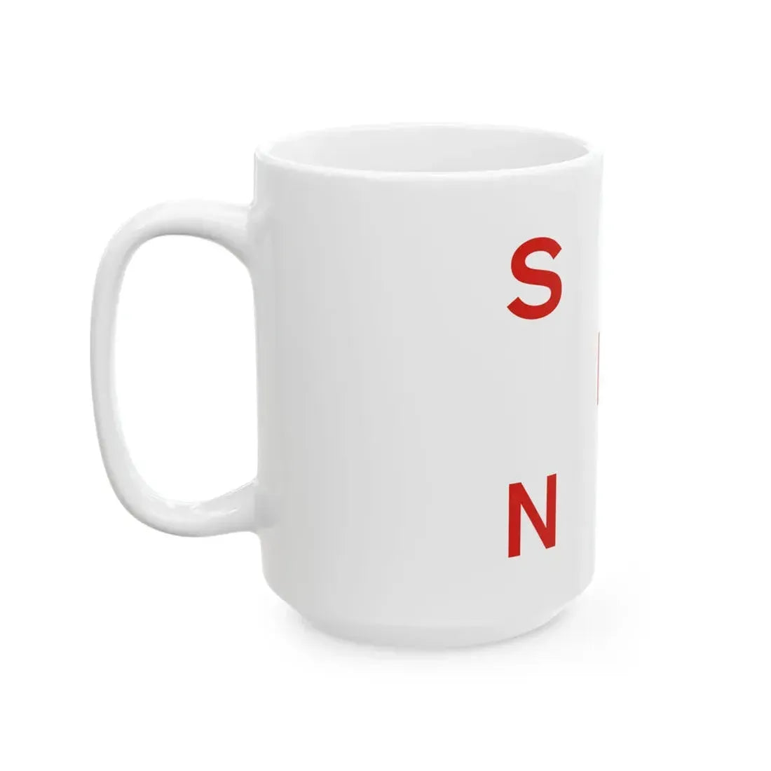 House flag of the Sligo Steam Navigation Company (Ireland) White Coffee Mug - Go Mug Yourself