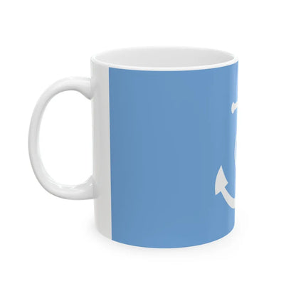 House flag of the State Merchant Fleet Argentina (Argentina) White Coffee Mug - Go Mug Yourself
