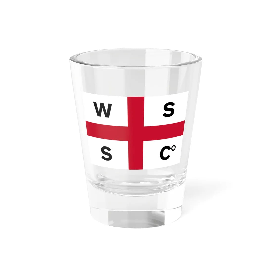 House flag of the Waterford Steamship Company (Ireland) Shot Glass 1.5oz 1.5oz - Go Mug Yourself