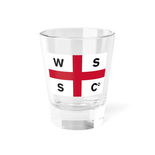 House flag of the Waterford Steamship Company (Ireland) Shot Glass 1.5oz 1.5oz - Go Mug Yourself