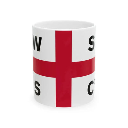 House flag of the Waterford Steamship Company (Ireland) White Coffee Mug 11oz - Go Mug Yourself