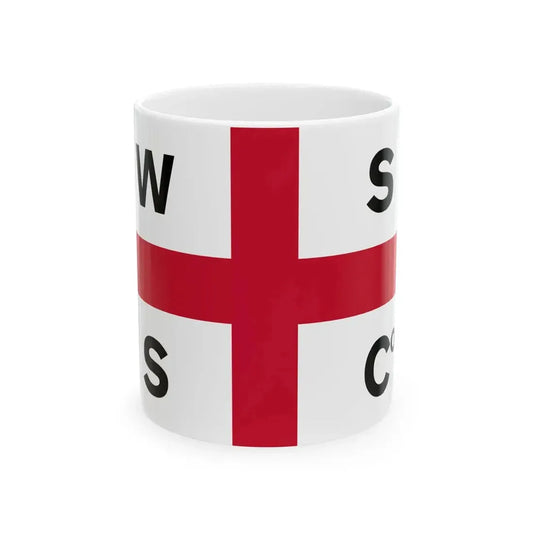 House flag of the Waterford Steamship Company (Ireland) White Coffee Mug 11oz - Go Mug Yourself