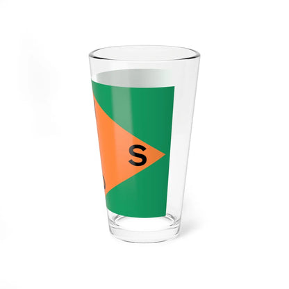 House flag of the Wexford Steamship Company (Ireland) Pint Glass 16oz - Go Mug Yourself