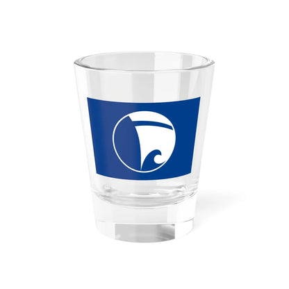 House flag of UK NHS Registered Vessels (United Kingdom) Shot Glass 1.5oz 1.5oz - Go Mug Yourself