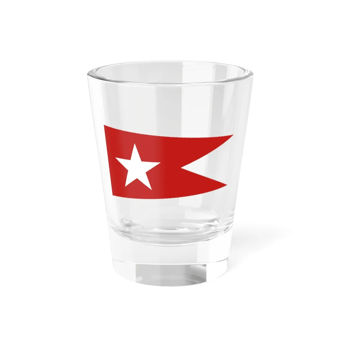 House flag of White Star Line (United Kingdom) Shot Glass 1.5oz 1.5oz - Go Mug Yourself