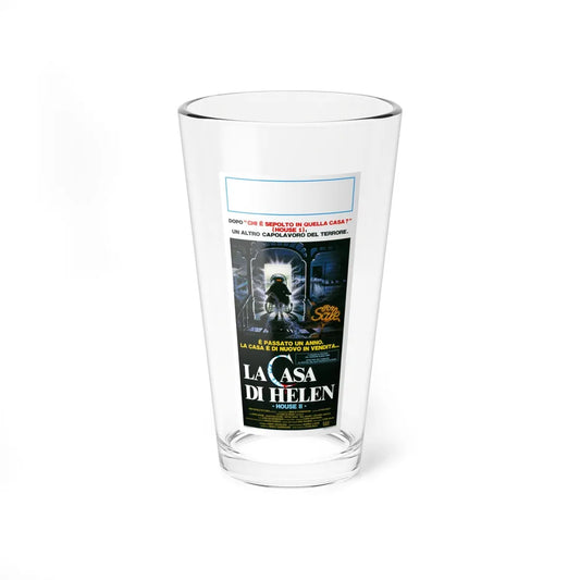 HOUSE II (ITALIAN) 1987 Movie Poster - Pint Glass 16oz-16oz-Go Mug Yourself