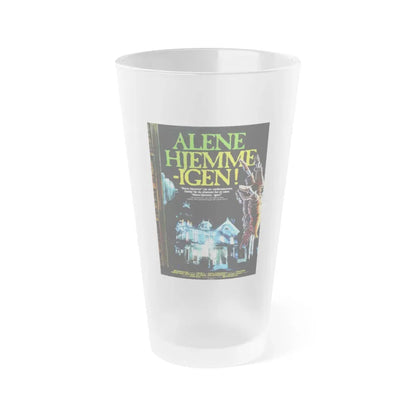 HOUSE II THE SECOND STORY (DANISH) 1987 Movie Poster - Frosted Pint Glass 16oz 16oz Frosted - Go Mug Yourself