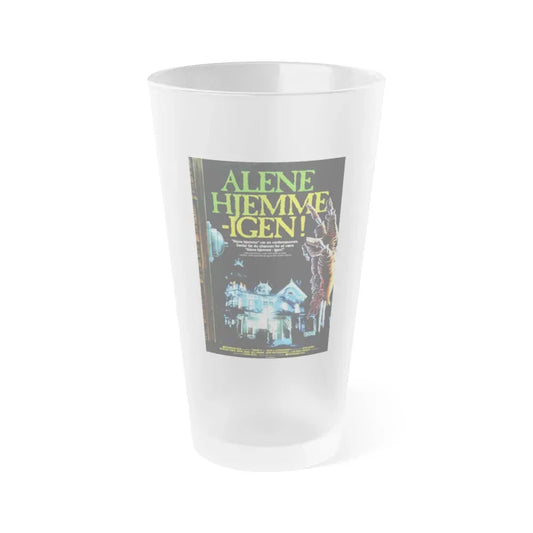 HOUSE II THE SECOND STORY (DANISH) 1987 Movie Poster - Frosted Pint Glass 16oz 16oz Frosted - Go Mug Yourself