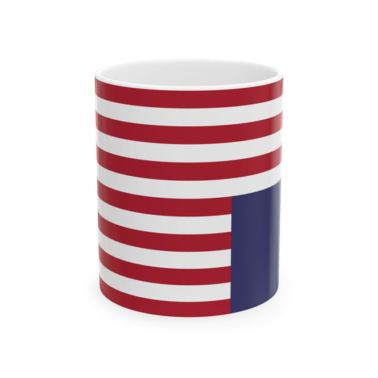 House of Cards flag (United States) White Coffee Mug-11oz-Go Mug Yourself