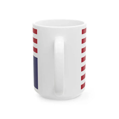 House of Cards flag (United States) White Coffee Mug - Go Mug Yourself