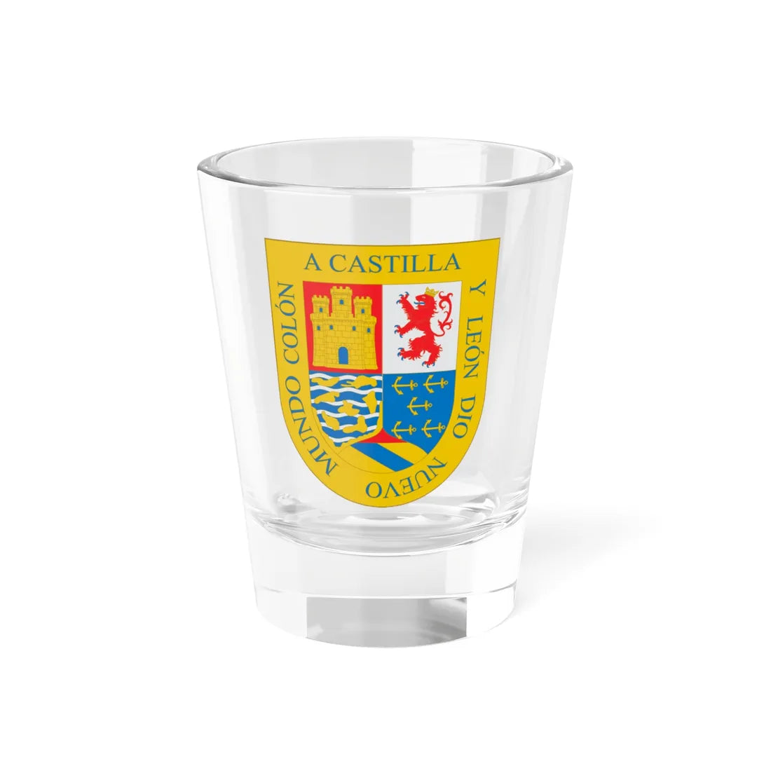 House of Colon COA 3 (Costa Rica) (Coat of Arms) Shot Glass 1.5oz 1.5oz - Go Mug Yourself