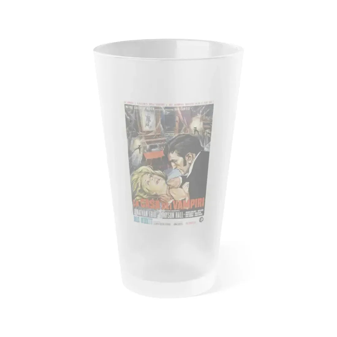 HOUSE OF DARK SHADOWS (4) 1970 Movie Poster - Frosted Pint Glass 16oz - Go Mug Yourself