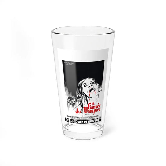 HOUSE OF DARK SHADOWS (BELGIAN) 1970 Movie Poster - Pint Glass 16oz 16oz - Go Mug Yourself