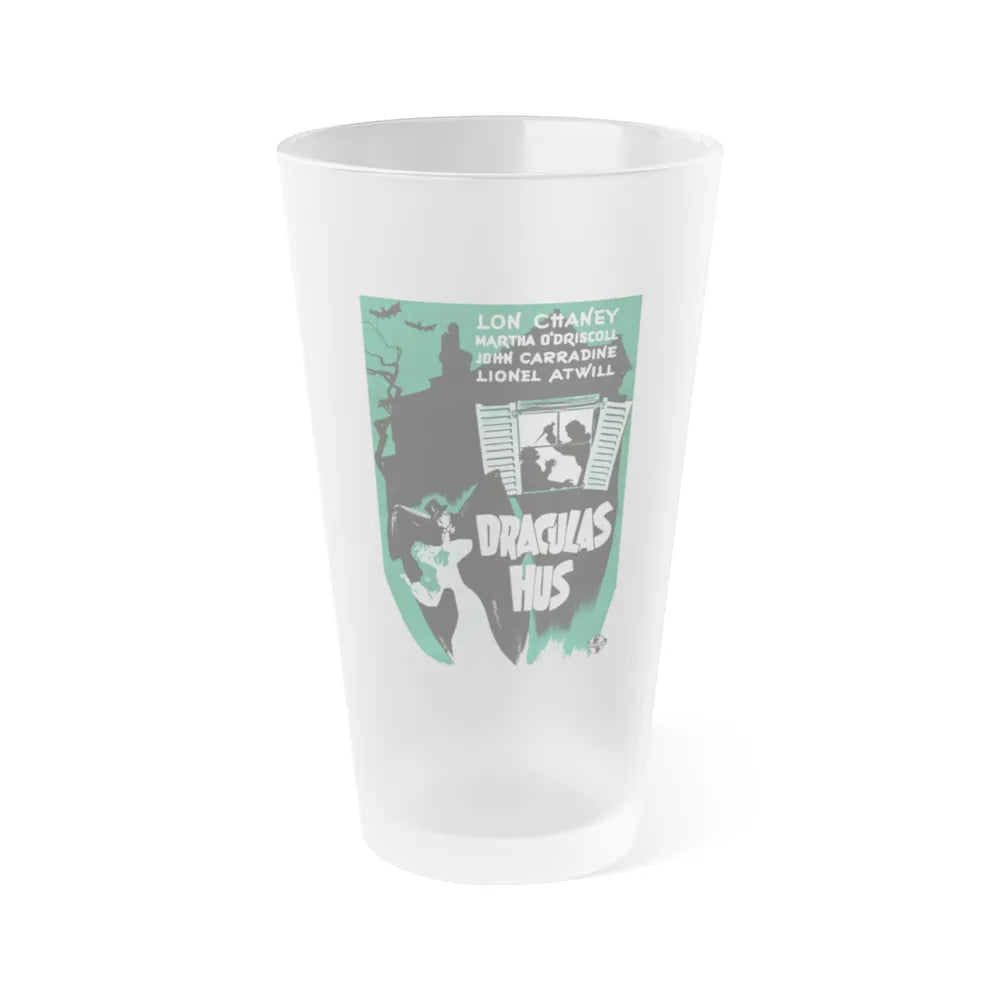 HOUSE OF DRACULA (3) 1945 Movie Poster - Frosted Pint Glass 16oz-16oz-Frosted-Go Mug Yourself