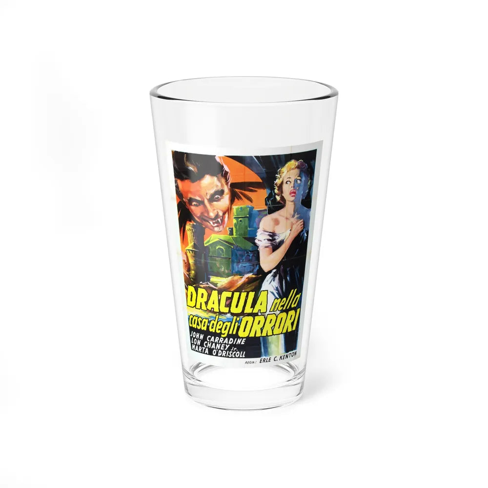 HOUSE OF DRACULA (ITALIAN) 1945 Movie Poster - Pint Glass 16oz-16oz-Go Mug Yourself