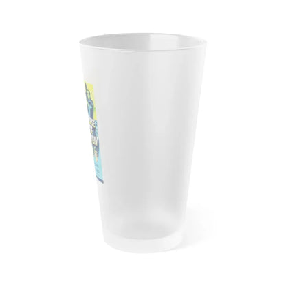 HOUSE OF FRANKENSTEIN 1944 Movie Poster - Frosted Pint Glass 16oz - Go Mug Yourself