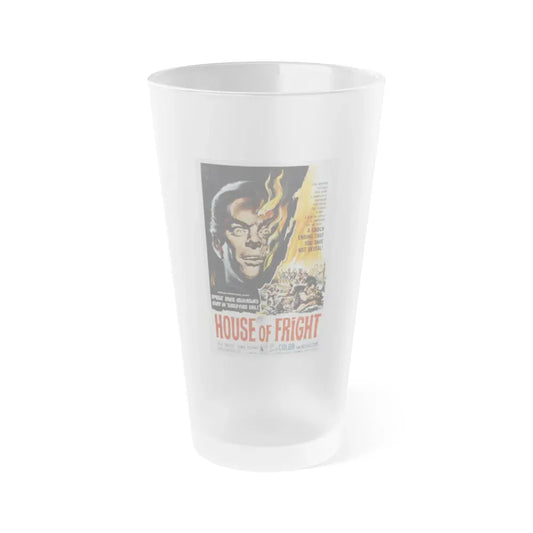 HOUSE OF FRIGHT (THE TWO FACES OF DR. JEKYLL) 1960 Movie Poster - Frosted Pint Glass 16oz 16oz Frosted - Go Mug Yourself