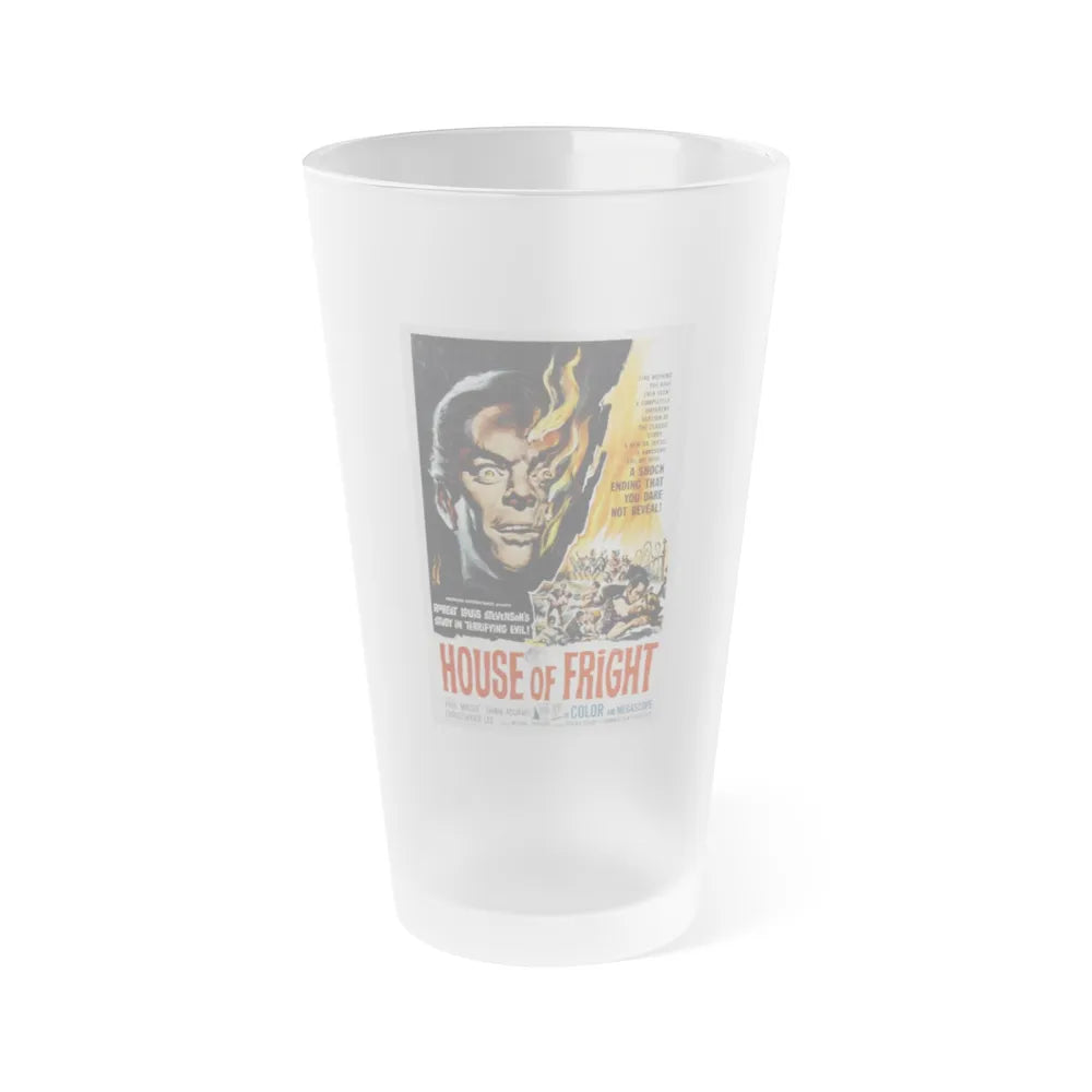 HOUSE OF FRIGHT (THE TWO FACES OF DR. JEKYLL) 1960 Movie Poster - Frosted Pint Glass 16oz-16oz-Frosted-Go Mug Yourself