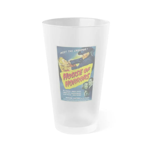 HOUSE OF HORRORS 1946 Movie Poster - Frosted Pint Glass 16oz 16oz Frosted - Go Mug Yourself