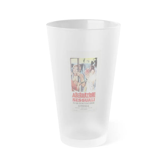 HOUSE OF INSANE WOMEN (ITALIAN) 1971 Movie Poster - Frosted Pint Glass 16oz-16oz-Frosted-Go Mug Yourself