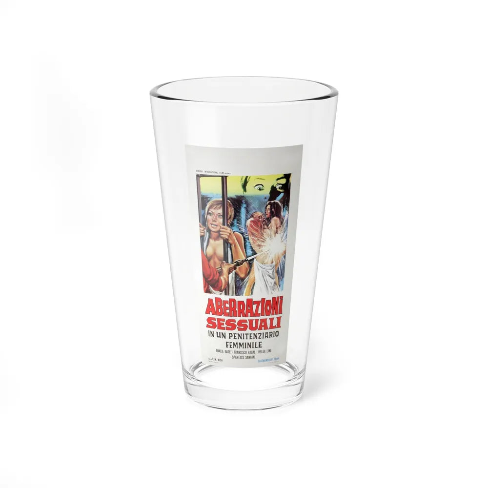 HOUSE OF INSANE WOMEN (ITALIAN) 1971 Movie Poster - Pint Glass 16oz-16oz-Go Mug Yourself