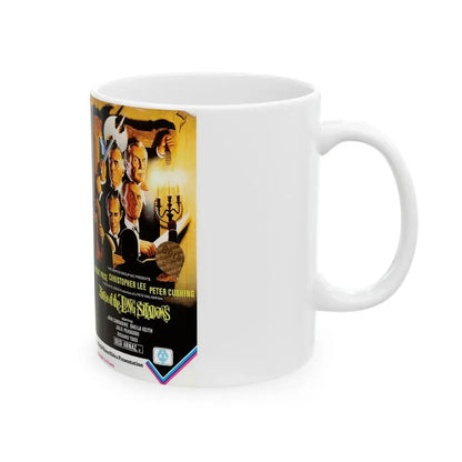 HOUSE OF LONG SHADOWS (VHS COVER) - White Coffee Mug - Go Mug Yourself